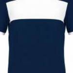 Férfi póló Proact PA4000 Adults' Short-Sleeved Jersey -S, Sporty Navy/White fotó