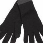 Uniszex kesztyű K-UP KP425 Touch Screen Knitted Gloves -L/XL, Black/Dark Grey fotó
