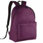 Uniszex hátizsák Kimood KI0130 Classic Backpack -Egy méret, Burgundy/Black fotó