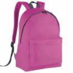 Uniszex hátizsák Kimood KI0130 Classic Backpack -Egy méret, Fuchsia/Dark Grey fotó
