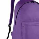 Uniszex hátizsák Kimood KI0130 Classic Backpack -Egy méret, Purple/Black fotó