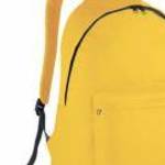 Uniszex hátizsák Kimood KI0130 Classic Backpack -Egy méret, Yellow/Dark Grey fotó