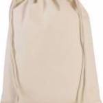 Uniszex táska Kimood KI0154 Drawstring Bag With Thick Straps -Egy méret, Natural fotó