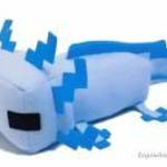 Minecraft kék Axolotl plüss 25 cm - Takara Tomy fotó