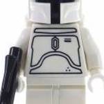 Star Wars - Prototype fehér Boba Fett mini figura - OEM fotó