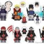 8 db-os Naruto mini figura alap szett - OEM fotó