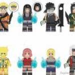 8 db-os Naruto mini figura szett lányokkal - OEM fotó