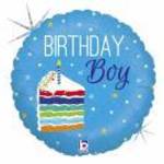 45 cm-es sütis Birthday Boy fólia lufi fotó
