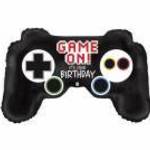 91 cm-es Game on It's your Birthday kontrolleres fólia lufi fotó