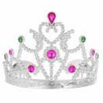 Hercegnő tiara kövekkel - ezüst színű - Godan Janusz Kraszek fotó