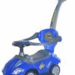 Baby Mix bébitaxi tolókarral 3az1-ben Mega Car kék fotó