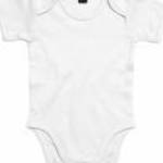 Bébi rövid ujjú kezeslábas BabyBugz Baby Bodysuit 3-6, Fehér fotó