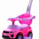Baby Mix bébitaxi tolókarral 3in1 Sport Car rózsaszín fotó