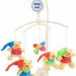 Baby Mix zenélő-forgó sapkás macik fotó
