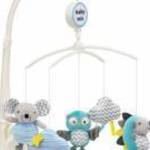 Baby Mix zenélő-forgó Süni, egér és bagoly fotó