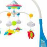 Baby Mix zenélő-forgó projektoros távirányítóval Repülő és helikopter fotó