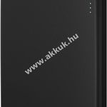 Powerbank, vezeték nélküli 5000mAh, fekete - A készlet erejéig! fotó