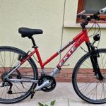 Exte női alumínium trekking, Shimano Deore 27s. agydinamó, dupla falú felnik, megkímélt, szervizelt fotó