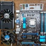 HIBÁS Asus P8Z77-M i5-3570K Gainward GTX660 2GB CPU Hátlap Hűtő fotó
