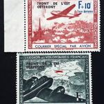 Német megszállás FRANCIA LÉGIÓ 1942 Mi.IV-V Postatiszta, gumi nélkül (*) fotó