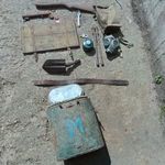 Háborùs Nèmet Magyar szoci katonai gyalásò lègpuska gázálarc fotó