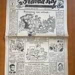 1950 SZABAD SZÁJ Hetente megjelenő vicclap - Rákosi kor viccei és karikatúrái - SZÉP példány fotó