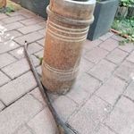 Antik pántolt famozsár törővel fotó