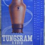 Tungsram rádió elektroncső katalógus, brosúra ca. 1930 fotó