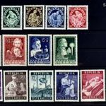 1938 - 1954 AUSZTRIA GYERMEKEKÉRT 3 FÉLE POSTATISZTA SOR + EGY ÖNÁLLÓ ÉRTÉK K.É.: 97 USD fotó