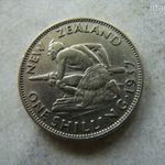 EZÜST ÚJ ZÉLAND 1 SHILLING, 1937. 1 DB. 5, 65 GR. fotó