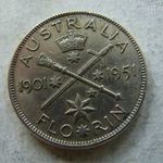 EZÜST AUSZTRÁL EMLÉK 1 FLORIN, 1951. 1 DB. 11, 31 GR. fotó