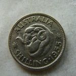 EZÜST AUSZTRÁL 1 SHILLING, 1955. 1 DB. 5, 65 GR. fotó