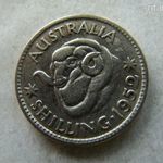 EZÜST AUSZTRÁL 1 SHILLING, 1952. 1 DB. 5, 65 GR. fotó