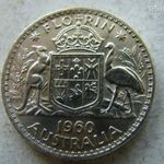 EZÜST AUSZTRÁL 1 FLORIN, 1960. 1 DB. 11, 31 GR. fotó