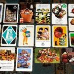 18 db kártyanaptár gyűjtemény egyben Konzerv Konzervgyár Konzervipar 1970-1986 fotó