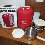 Vintage Hot and Cool Container melegen vagy hidegen tartó formatervezett éthordó szett fotó