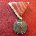IV.KÁROLY VITÉZSÉGI BRONZÉREM 1917-1918 nsz+ fotó