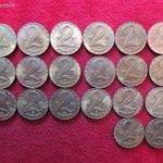 2 FORINT TELJES SOR 1970-1989 EGYBEN ELADÓ ! AUNC fotó