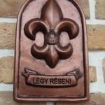 MAGYAR CSERKÉSZ JELVÉNY MŰKŐBŐL !!! Légy résen! fotó