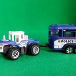 Matchbox rendőrségi traktor lószállítóval fotó