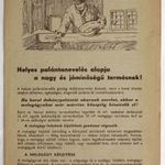 4 oldalas szocreál mezőgazdasági propaganda nyomtatvány, helyes palántanevelés... fotó