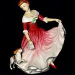 LÁNY KUTYÁVAL ... GYŰJTŐI ROYAL DOULTON PORCELÁN SZOBOR X fotó