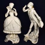 GOEBEL PORCELÁN FAJANSZ ... GYÖNYÖRŰ ÉS RITKA ROKOKÓ FIGURA PÁROS X fotó