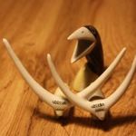1950-es évek eleje HOLLÓHÁZA porcelán figurák kézzel festett fotó