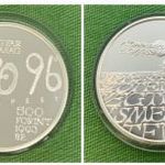 Régi ezüst 500 Ft (PP) 1993. pénz érme érem -EXPO 96 aUNC kapszulában Magyar Köztársaság 1FT NMÁ fotó