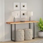 tömör akácfa téglalap alakú asztallap 110 x 40 x 2, 5 cm fotó