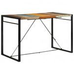 tömör újrahasznosított fa bárasztal 175x90x110 cm fotó