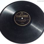 IFJ. BERKES BÉLA ÉS ZENEKARA - Elment a rózsám amerikába -Columbia D 7923 GRAMOFONLEMEZ angol kiadás fotó