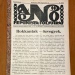 1915 A Nő. Feminista folyóirat. (Szerk: Bédy-Schwimmer Rózsa a világ első női diplomatája) fotó