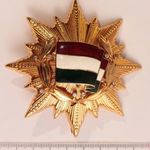 Magyar Népköztársaság Zászlórendje I. fokozata gyémántokkal (PV jelzett ezüst Ag 80 mm) fotó